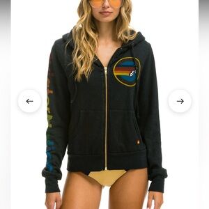 AVIATOR NATION HOODIE - CHARCOAL New York